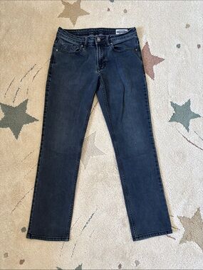 Buffalo David Bitton Men's Jackson Slim Straight Fit Dark Blue Jeans